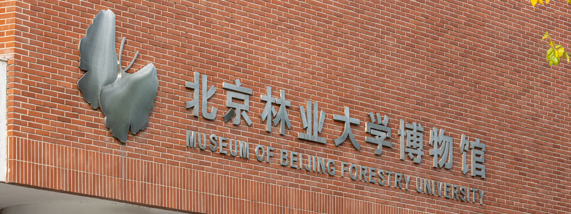 墻上的館徽和名稱